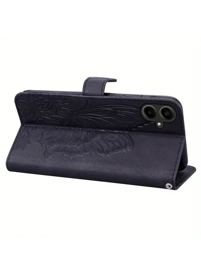 Green Retro Pattern Butterfly Stand Case For Samsung Galaxy A15 A17 A25 A36 A55 Full Protection - Image 5