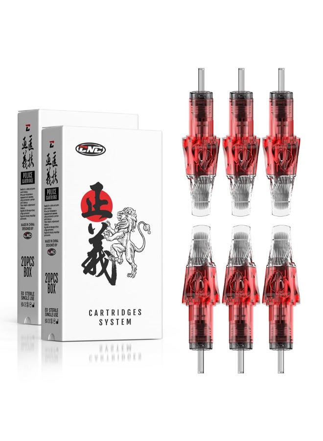 CNC Tattoo Needle Cartridges 40pcs 10 Bugpin Round Magnum Tattoo Cartridge 7RM 9RM 11RM 15RM Mixed Needles EN04R40KITLL - Image 2