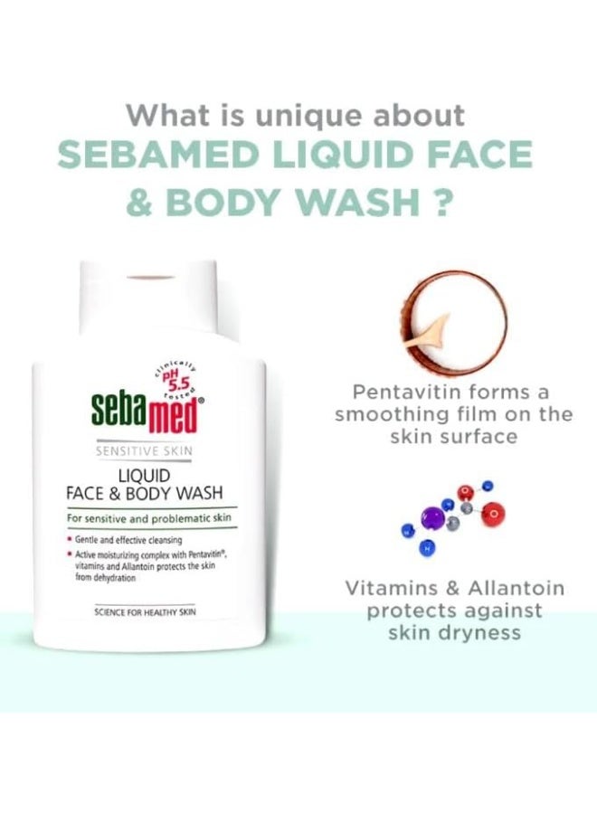 Sebamed Liquid Face And Body Wash 500 ML - Image 3