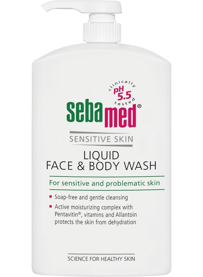 Sebamed Liquid Face And Body Wash 500 ML - Image 1
