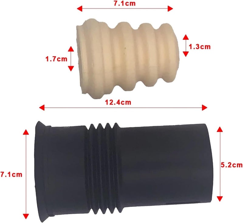 Yurefax Car Rear Shock Absorber Dust Cover Set - Image 2