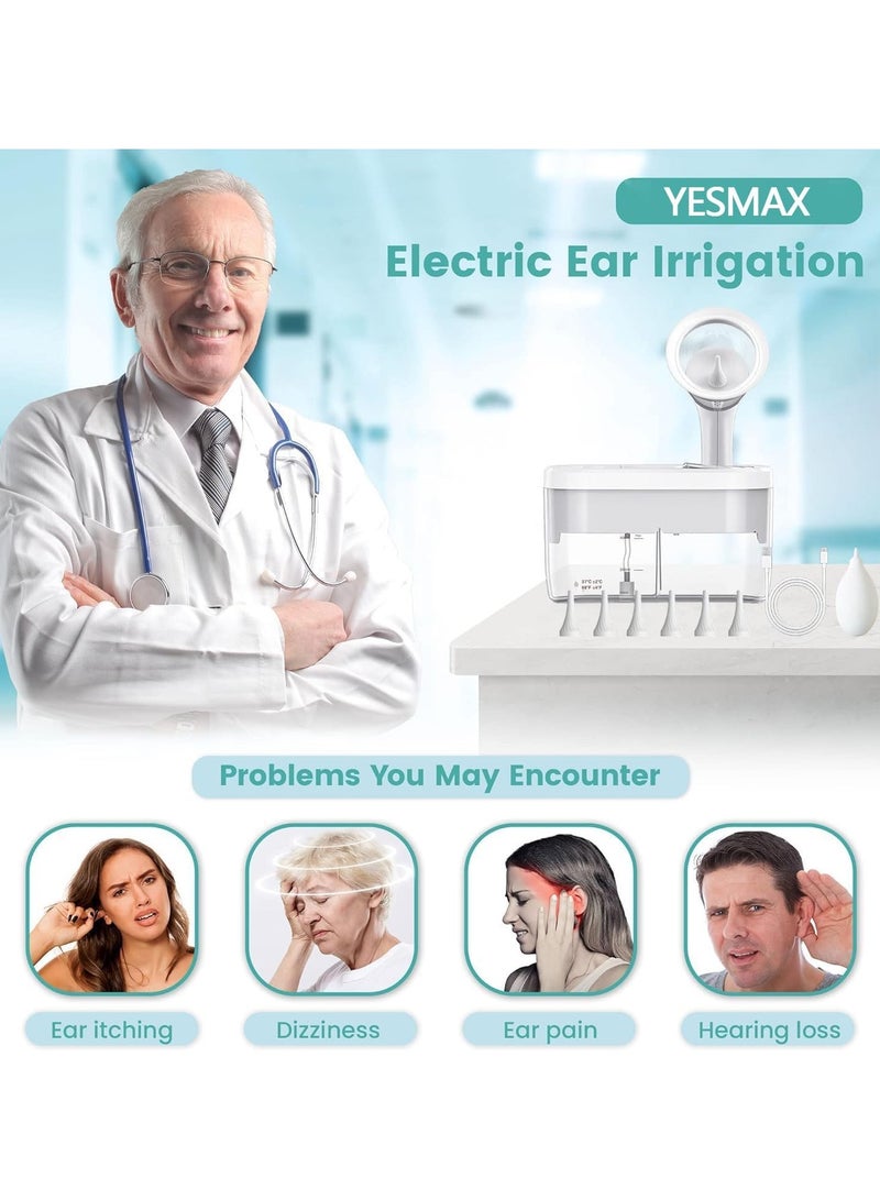 Generic Electric Earwax Removal Kit, Ear Irrigation Kit with Automatic Drainage System, Cleaning Modes, Safe and Effective Ear Canal Irrigation, Earwax Removal Tool  - Image 3