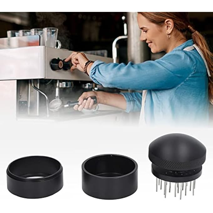Yingd Coffee Needle Distributor Rust Resistant Depth Needle Coffee Stirrer Stainless Steel For Cafes 51Mm Black - Image 2