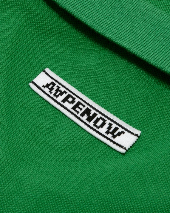 AAPE AAPENOW moonface logo polo shirt