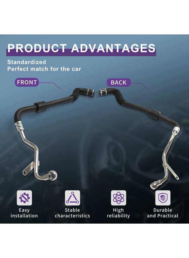 Sprwinautummer 06J121492C Turbocharger Coolant Line/Turbo Coolant Hose Return EA888 2.0T 06J121492M Replacement for VW CC GOLF JETTA PASSAT AUDI A3 S3 Q3 TT 2004-2018 Radiator Outlet Pipe Water Pipe - Image 5