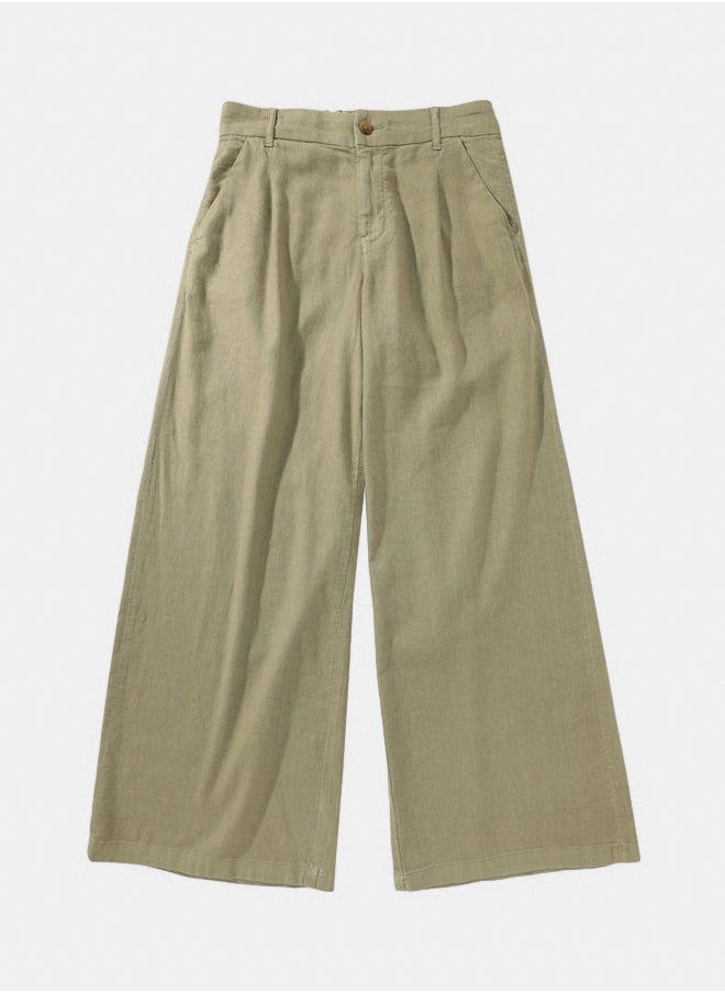 American Eagle AE High-Waisted Linen-Blend Trouser  - Image 3