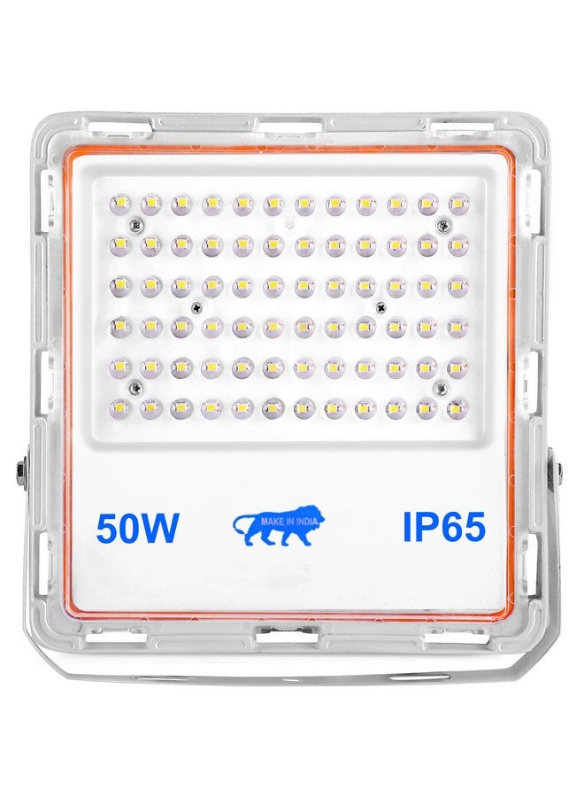Gesto 50W Lens Flood Light - Ip66 Waterproof Led Lights with 120 Wide Beam | Halogen Light,Focus Light for Yard,Showroom,Shop, Factory,Garden,Temple,Tent, Warehouse,Playground (Cool White)-Pack of 1 - Image 1