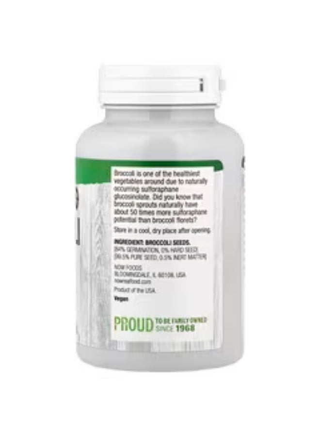 NOW Foods, Real Food, Broccoli Seeds, 4 oz (113 g) - Image 2