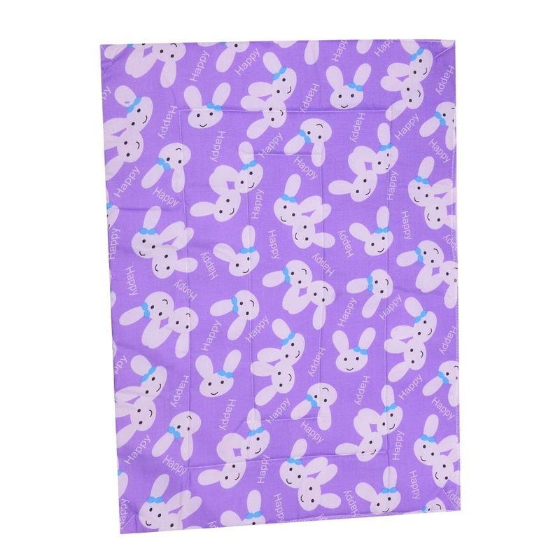 Goodluck Changing mat for New Born Baby - Plastic & Cotton Foam Cushioned Baby Waterproof Sheets - Baby Sleeping mat Pack of 3+1 Purple - Image 4