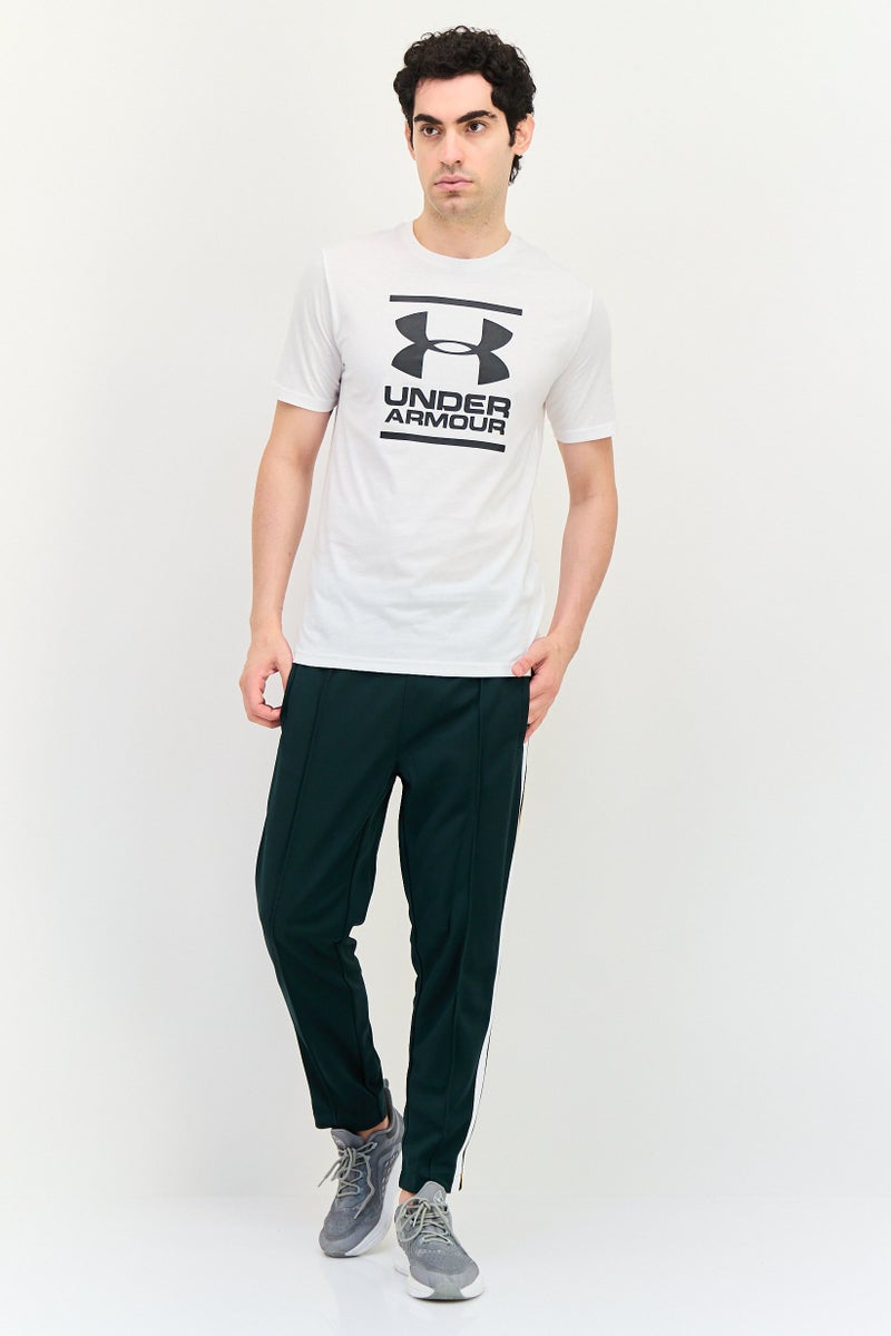 UNDER ARMOUR Men Loose Fit Short Sleeve Training T-Shirt, White - Image 4