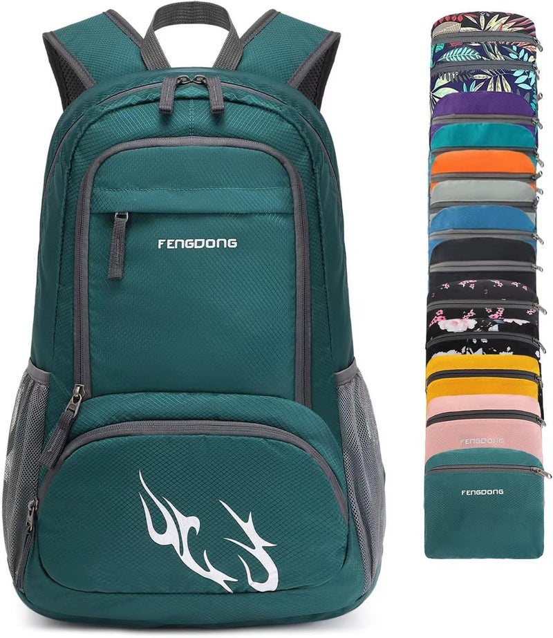 FENGDONG 35L Lightweight Foldable Waterproof Packable Travel Small Hiking Backpack Daypack for men women - Image 1