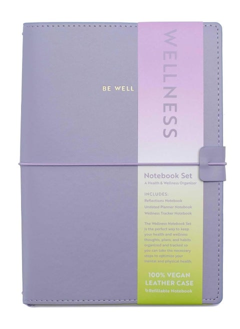 Wellness Notebook Set: A Health & Wellness Organizer (Refillable Notebook)