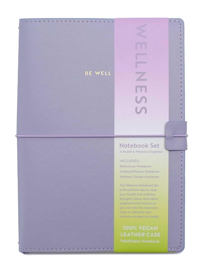 Wellness Notebook Set: A Health & Wellness Organizer (Refillable Notebook) 