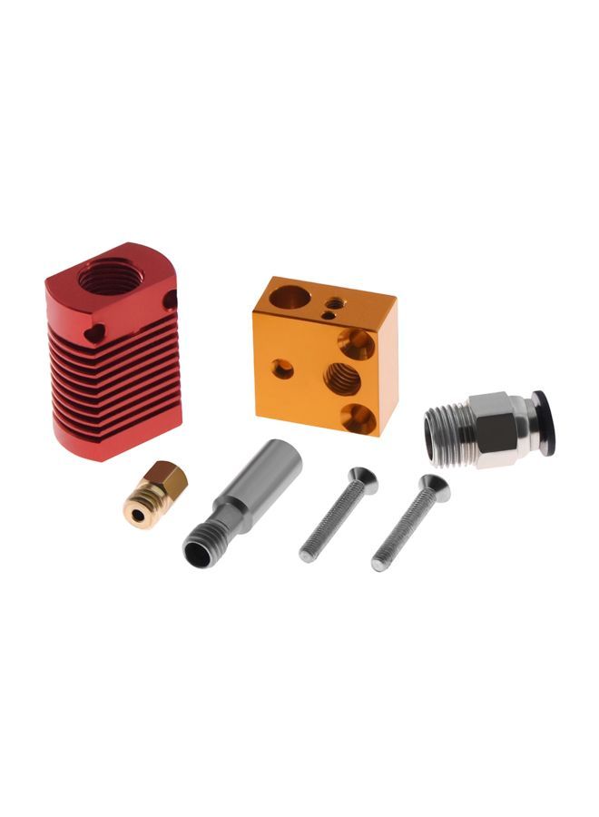 NIBEMINENT Metal Hotend Extruder Kit For Creality CR-10/CR-10S/Ender 3/Ender 3 Pro 3D Printer Blue/Red/Gold  - Image 2