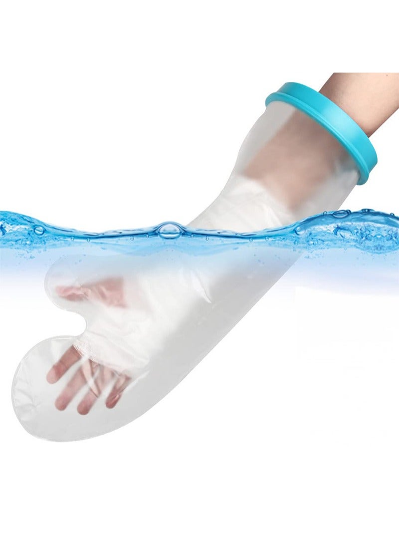 HaLunhi 100% Oversized Waterproof Arm Cast Cover for Shower Bath, Adult Reusable Cast Covers for Shower Arm, Hands, Wrists, Elbow, Finger, Keep Wound & Bandages Dry - Image 5