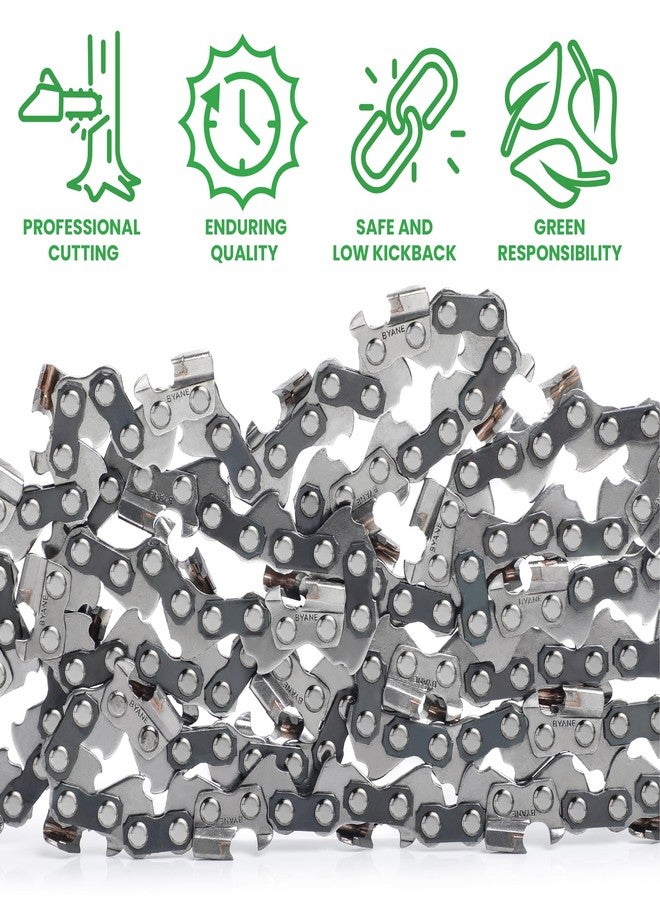 BYANE Carbide Chainsaw Chain 20 Inch, 3/8" Pitch, 050" Gauge, 72 Drive Links, Gifts for Men, Father's Day Gifts for Dad, Fits Stihl, Husqvarna 455, and More- 33RS72 (1 Chains). - Image 5