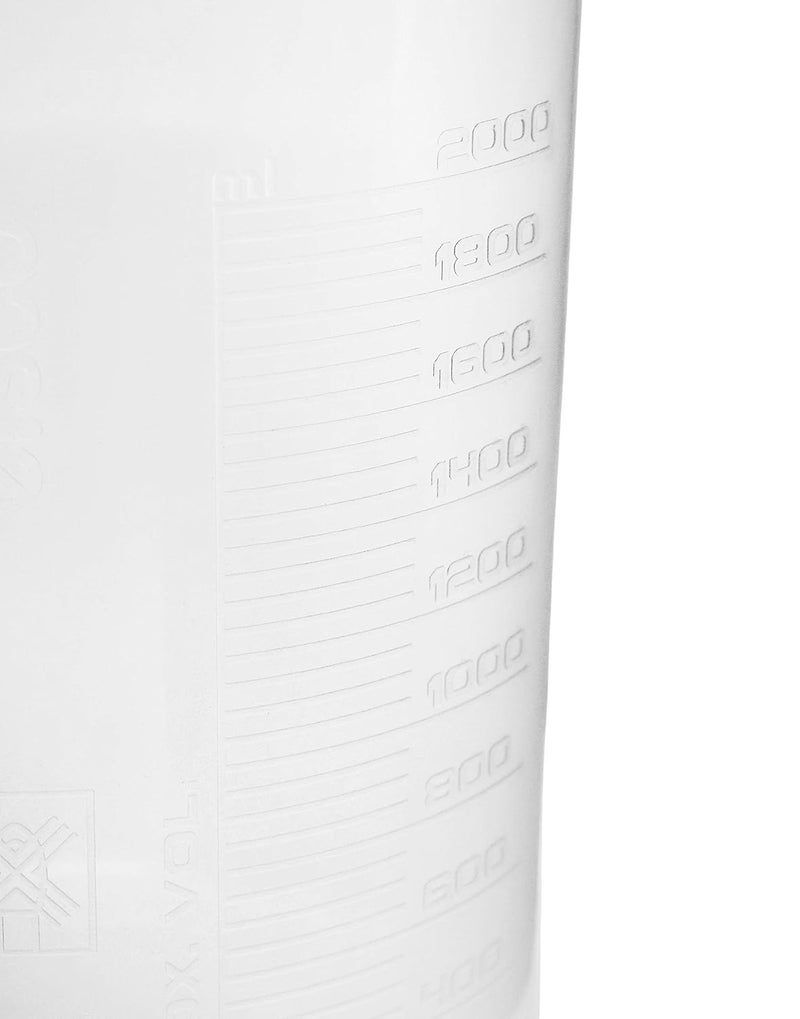 EISCO 2000mL Plastic Beaker - Premium Polypropylene, 50ml Graduations - Autoclavable - Image 2