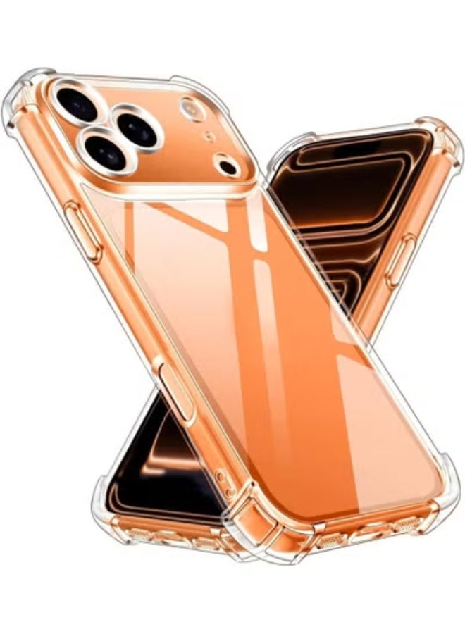 TIGER Clear TPU Case Cover for iPhone 17 Pro Max – Slim Fit Shockproof Bumper with Anti-Yellowing & Scratch-Resistant Transparent Design, Lightweight Back Cover with Enhanced Grip, Wireless Charging Compatible Protective Case for Daily Drop Protection - Image 2