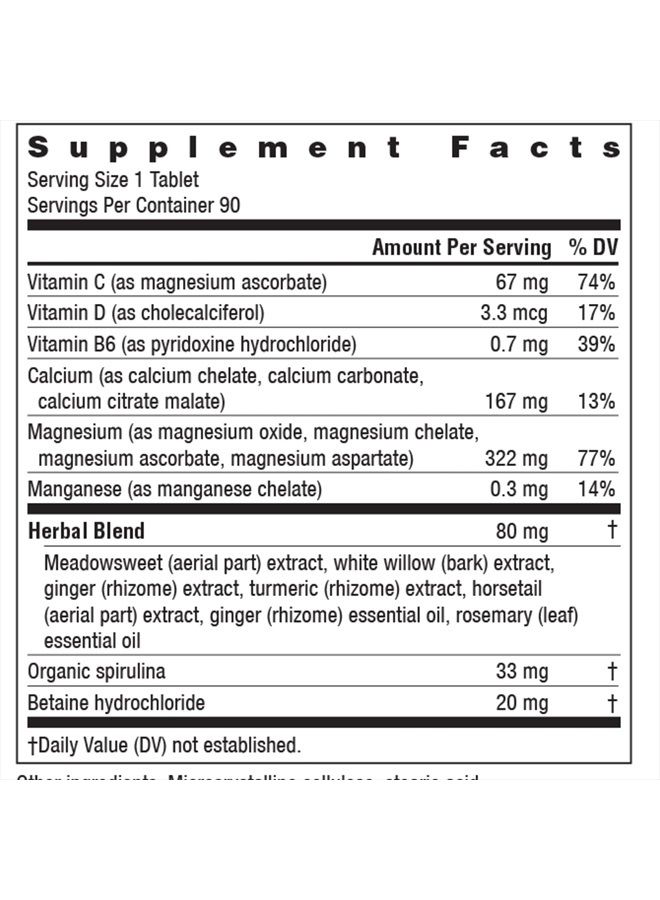 Rainbow Light Magnesium Calcium + Food Based Tablets 180 tablets - Image 5