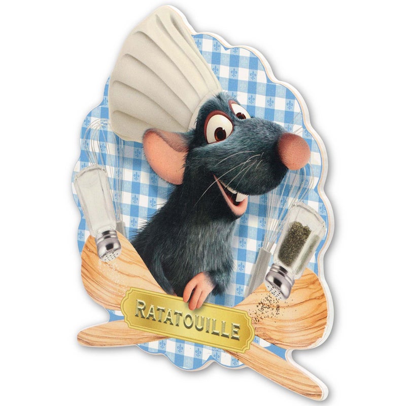 Open Road Brands Disney Pixar Ratatouille Wood Wall Decor - Fun Ratatouille Sign for Kitchen or Dining Room - Image 2