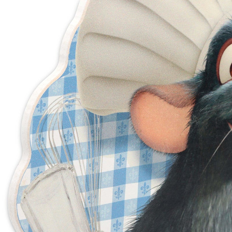 Open Road Brands Disney Pixar Ratatouille Wood Wall Decor - Fun Ratatouille Sign for Kitchen or Dining Room - Image 4