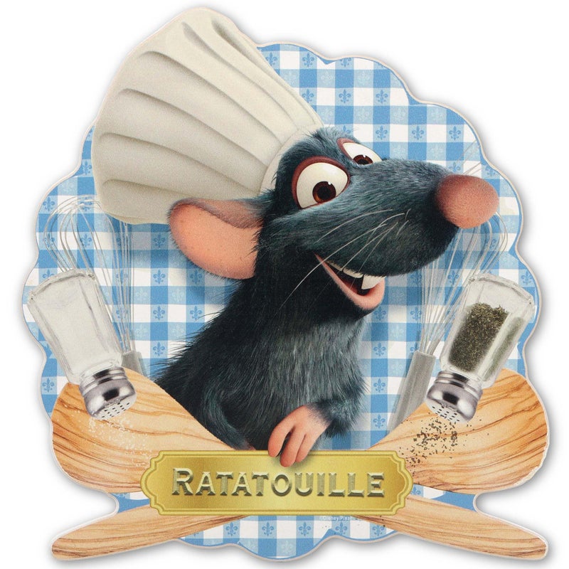 Open Road Brands Disney Pixar Ratatouille Wood Wall Decor - Fun Ratatouille Sign for Kitchen or Dining Room - Image 1
