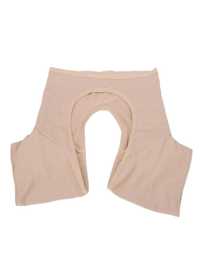 Filfeel Underarm Sweat Guard Underwear Sweat Vest Short Sleeve Reusable Armpit for Women Girls Skin Color (M - Image 3