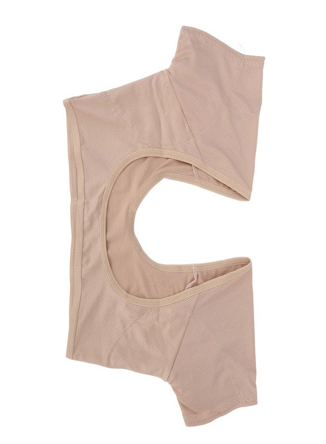 Filfeel Underarm Sweat Guard Underwear Sweat Vest Short Sleeve Reusable Armpit for Women Girls Skin Color (M - Image 4