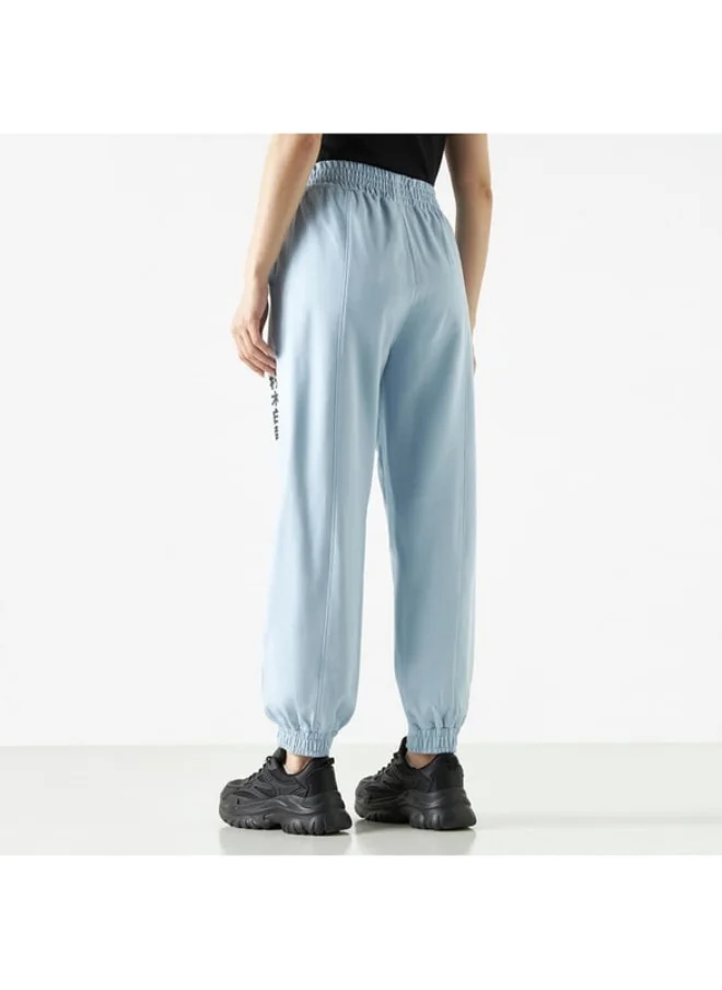 SP Characters Anime Print Joggers with Elasticated Waistband Pockets
