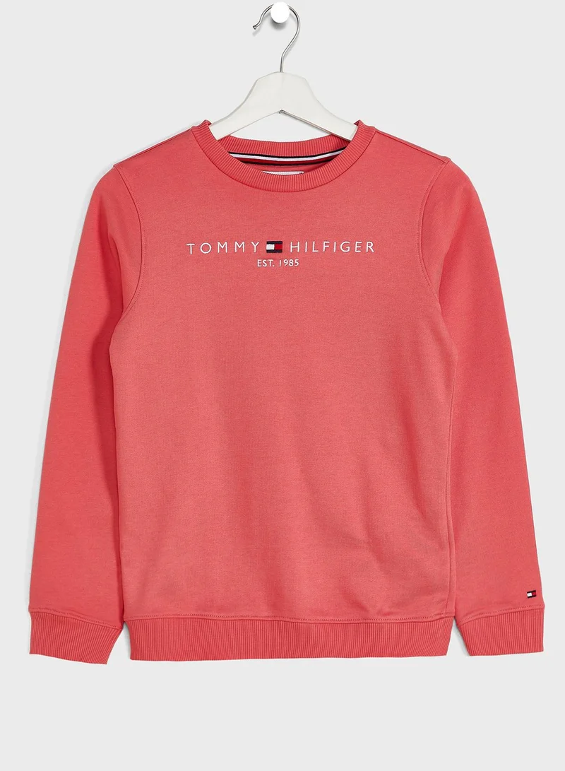 TOMMY HILFIGER Youth Logo Sweatshirt