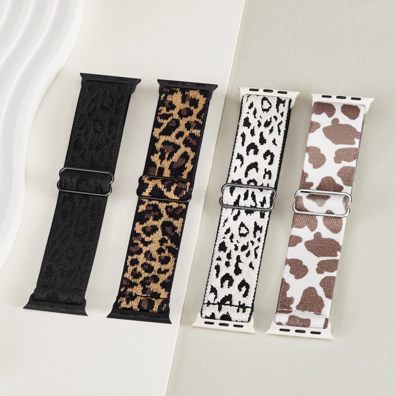 CCnutri Stretchy Nylon Solo Loop Bands Compatible with Apple Watch Band 38mm 40mm 41mm 42mm 44mm 45mm 46mm 49mm, Sport Elastic Wristbands Women Men Straps for iWatch Series 11 10 9 8 7 6 5 4 3 Ultra/SE 3 2 1 - Image 3