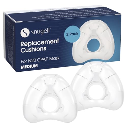 Snugell وسادة أنف بديلة AirFit N20 - حجم متوسط 2 عبوة وسادات فاخرة لماسكة AirFit N20 - راحة، ختم آمن وملاءمة تدوم طويلاً - Image 2