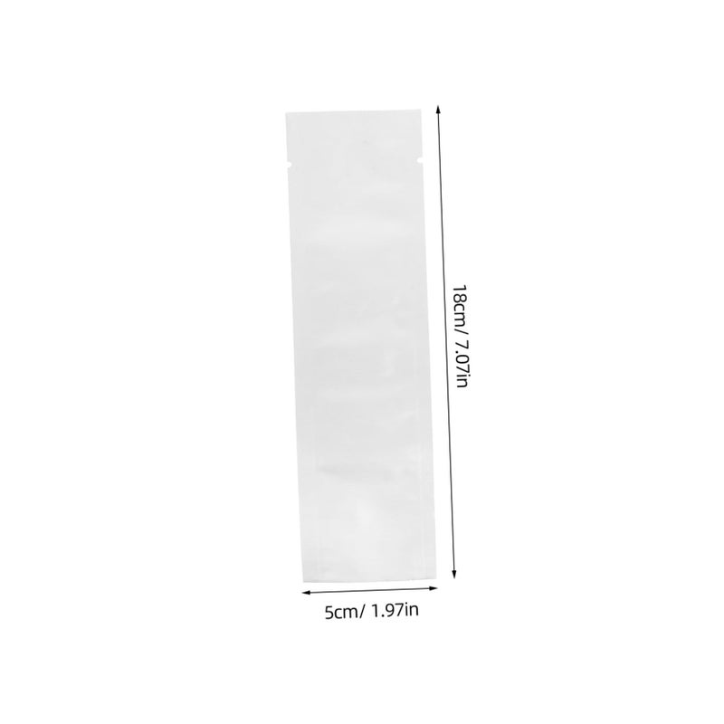 100 Pack Reusable Food Storage Bags For Snacks Powder Beverages Easy Carry Sealed Pouches - Image 4