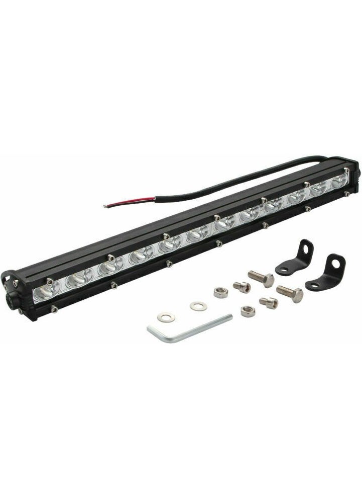 Techmaster 72W 24 LED Single Row Off Road Diffuser Daytime Running Light Lamp Projector  - Image 1