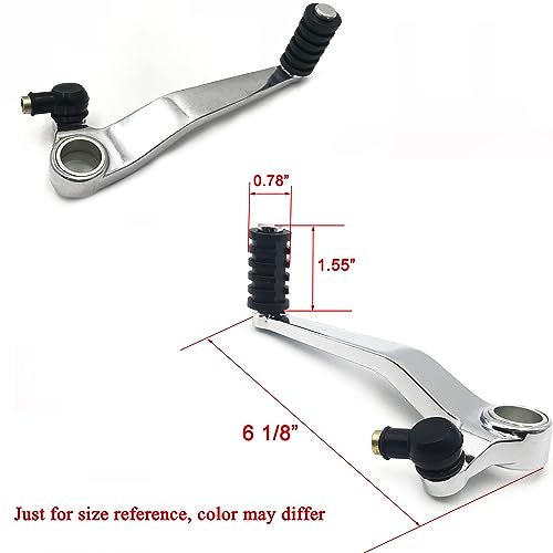 igersaw Compatible with Suzuki GSXR 600 750 1000 1100 GSXR600 GSXR750 GSXR1000 Gear Shift Shifter Lever Silver [B07K8XPXYK] - Image 2