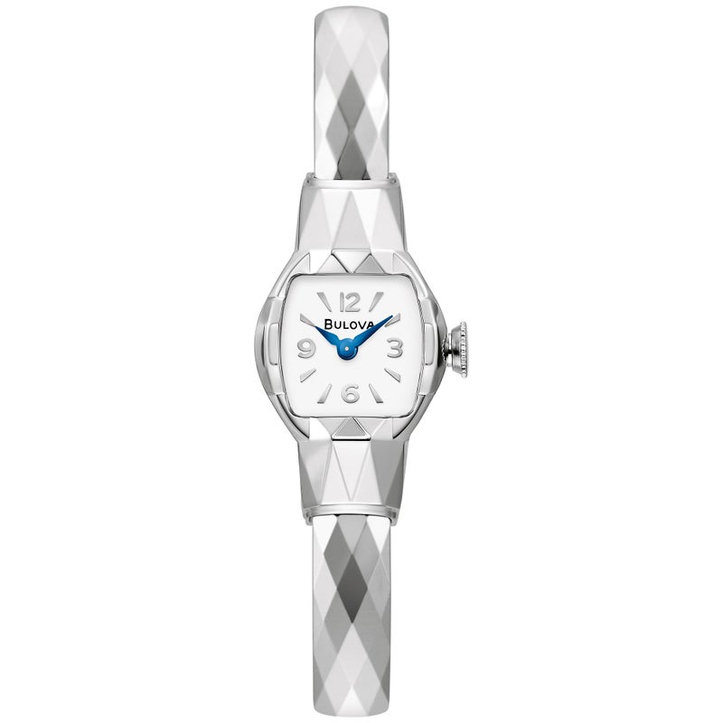 Bulova Ladies Limited Edition American Girl 2 Hand Silver Stainless Steel Quartz Bangle Watch Style96L333 - Image 2