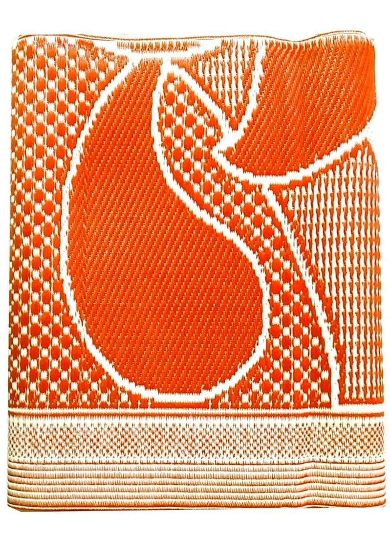 GO2CAMPS Hasir Mat | Travel Foldable Mat | Outdoor Picnic Mat | Arabic Haseer Mat Foldable (2x3 Mtr) Majlis Mat | Straw Mat | Plastic Beachmat | Outdoor Camping Mat | Camping Carpet Picnic Mat, Masjid Mat, Prayer Mat 2-Fold (Multicolour)  - Image 2