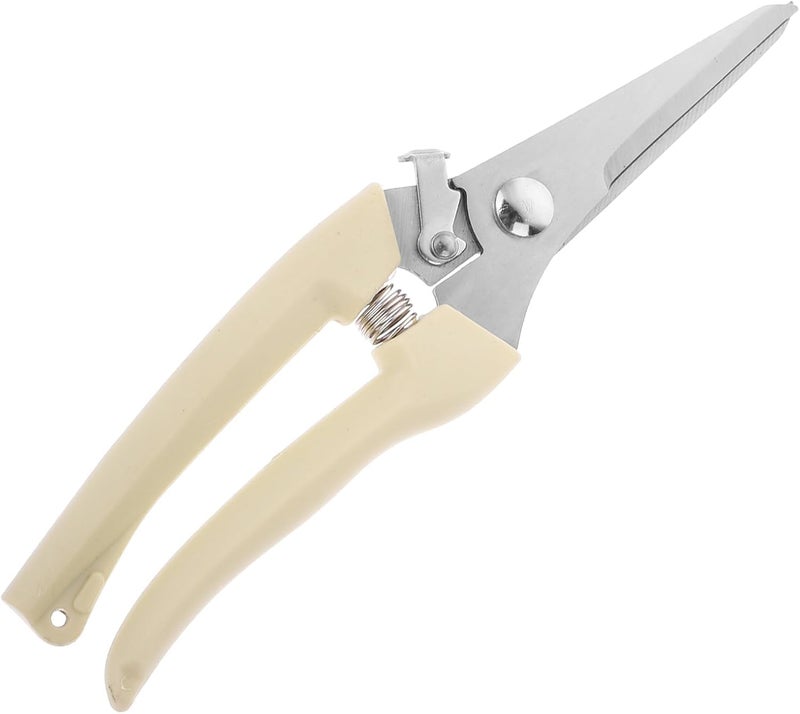 HANABASS Stainless Steel Pruning Shears and Branch Scissors for Gardening with Straight Head, Sturdy Horticulture Shears Suitable for Fruit Trees and Lawn Care - Image 1