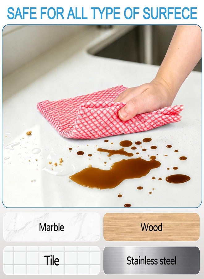 ATZNZIK 200 Pack Disposable Dish Cloths 14×16 in, Handy Wipes Reuseable Cleaning Cloths Disposable Cleaning Towels for Kitchen and Home, 3 Colors - Image 4