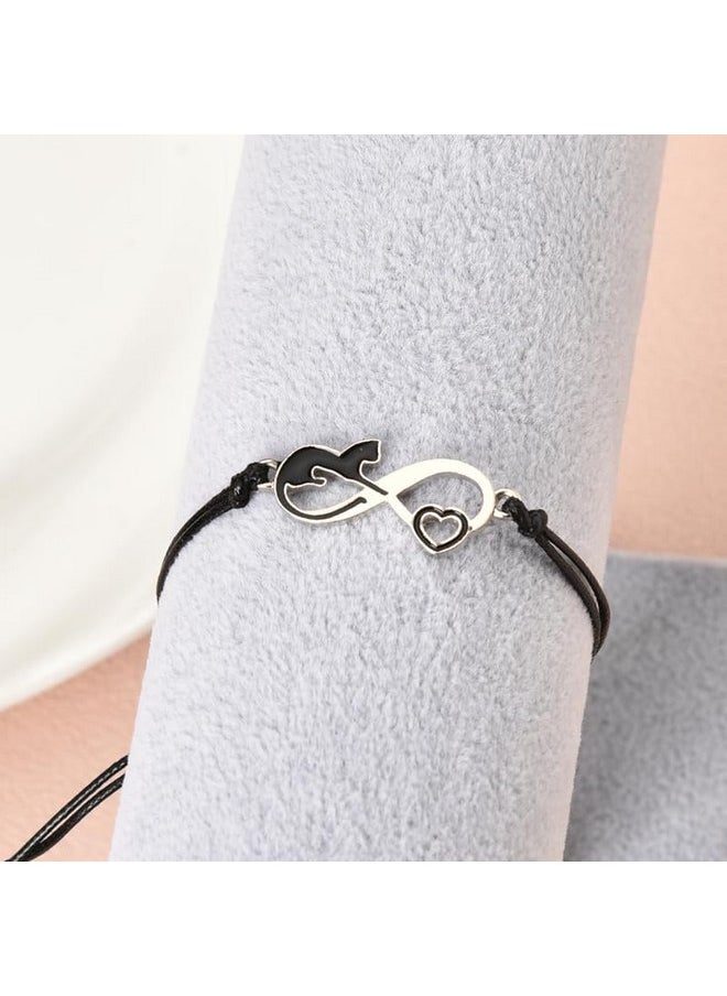YALLNASL YALLNASL Cat Memorial Gifts for Women Loss of Cat Sympathy Gifts for Women Cat Bracelet for Loss of Pet Bereavement Gifts for Loss of Pet Christmas Birthday Gifts for Cat Lovers Gifts for Grandma Mom  - Image 4