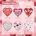 YOUDICT Happy Valentines Day Balloons 18 Inch Red Pink White Heart Balloons Valentines Heart Balloon for Valentine Day Romantic Decorations Special Night Party Supplies - Image 4