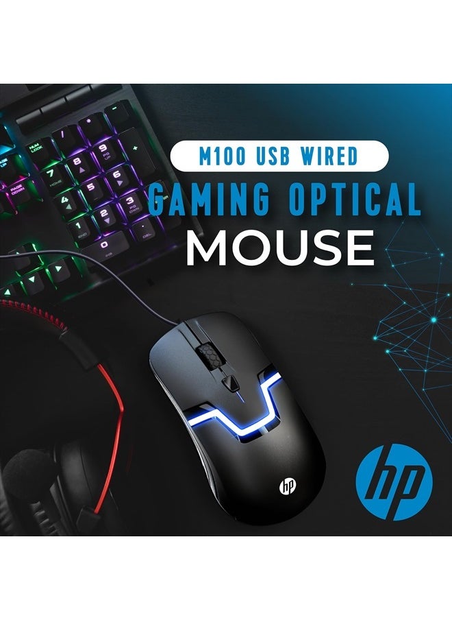 HP Wired RGB Gaming Mouse High Performance Mouse with Optical Sensor, 3 Buttons, 7 Color LED for Computer Notebook Laptop Office PC Home  - Image 4