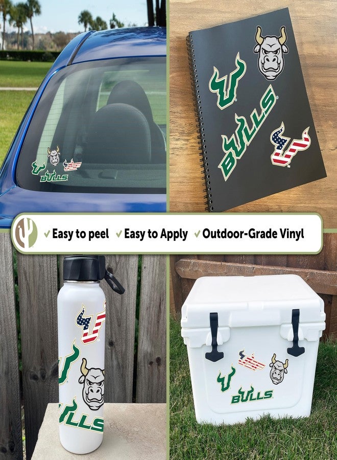 Desert Cactus University of South Florida USF Bulls Sticker Vinyl Decals Laptop Water Bottle Car Sheet T2 (Type 2-2) - Image 3