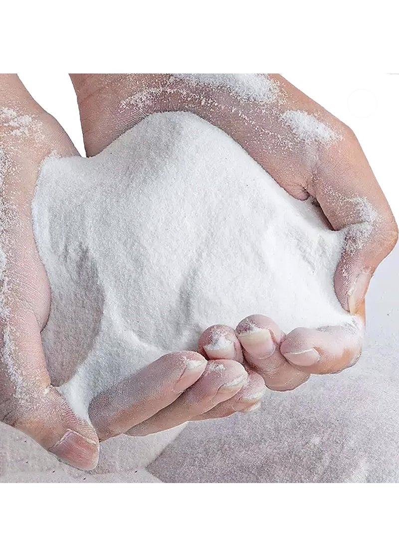 vsell24 Pristine White Sugar Sand 80-120µm: Perfect for Aquascaping, Water Filtration, Terrariums, Craft Projects, and Natural Aquarium Bases - Image 1