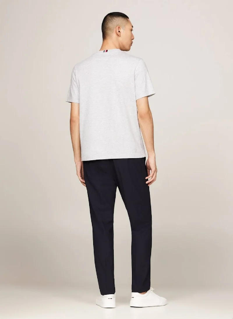 TOMMY HILFIGER Crew Neck Patch Pocket T-Shirt