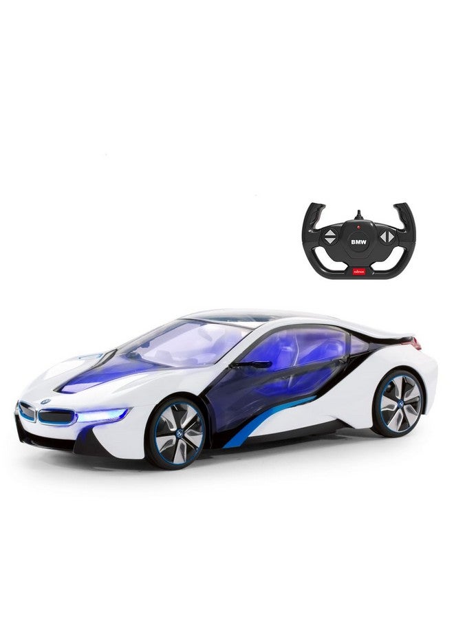 RASTAR BMW Toy Car, 1:14 BMW i8 Remote Control Car | BMW RC Car, Fully Transparent/Interior Light - Image 1