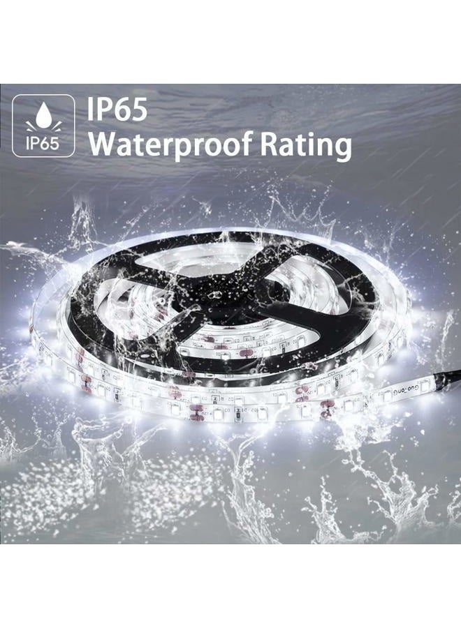 Vbakor Pontoon LED Strip Lights, 12V 5M/16.4FT Waterproof Marine LED Light Boat Interior Lights, Boat Deck Light for Night Fishing, Ideal for Pontoon and Fishing Boat, Extension Cable Included (White) - Image 4