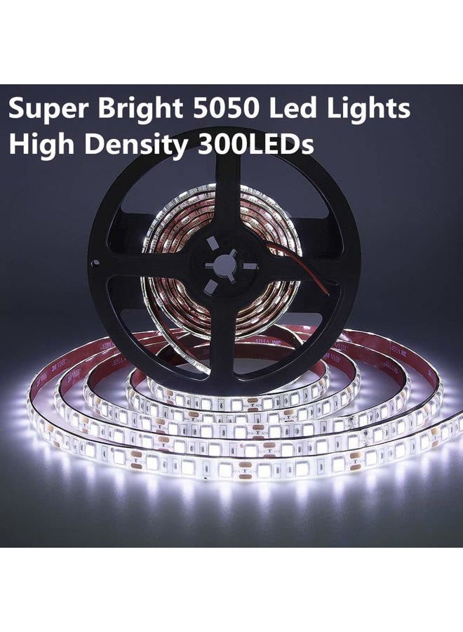 Vbakor Pontoon LED Strip Lights, 12V 5M/16.4FT Waterproof Marine LED Light Boat Interior Lights, Boat Deck Light for Night Fishing, Ideal for Pontoon and Fishing Boat, Extension Cable Included (White) - Image 5