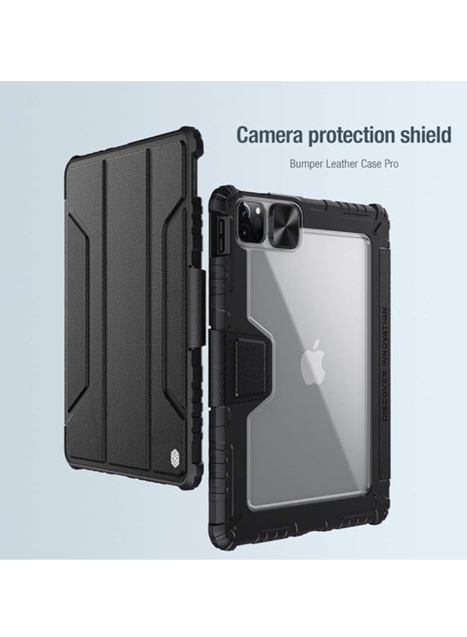 general For iPad Air 13 2024 Armor PRO Leather Case Lens Cap Drop Case Compatible with iPad Air 13 - Image 2