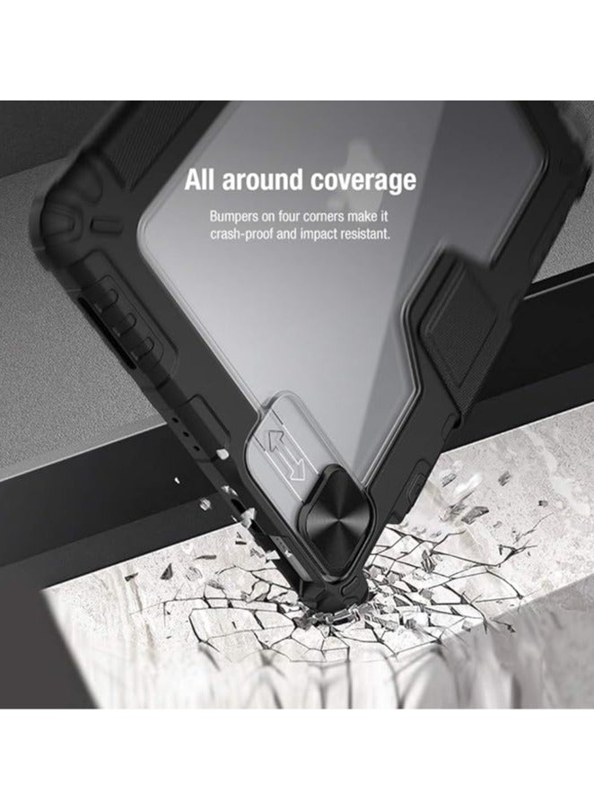 general For iPad Air 13 2024 Armor PRO Leather Case Lens Cap Drop Case Compatible with iPad Air 13 - Image 5